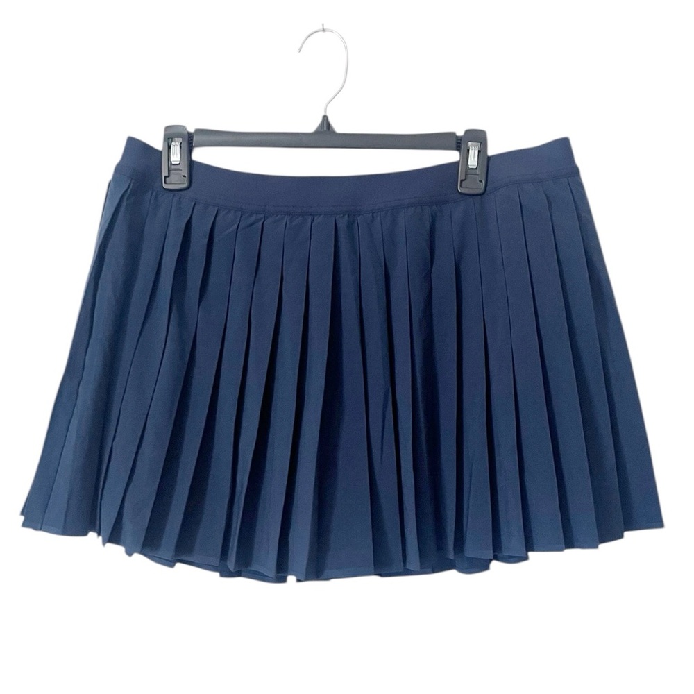 Lululemon Navy Blue Varsity High Rise Pleated Tennis Skirt Skort Size 14
